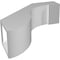 Ekena Millwork 5-in. W x 16-in. D x 16-in. H Del Monte Architectural Grade PVC Knee Brace BRCP05X16X16DEL - alternate 5